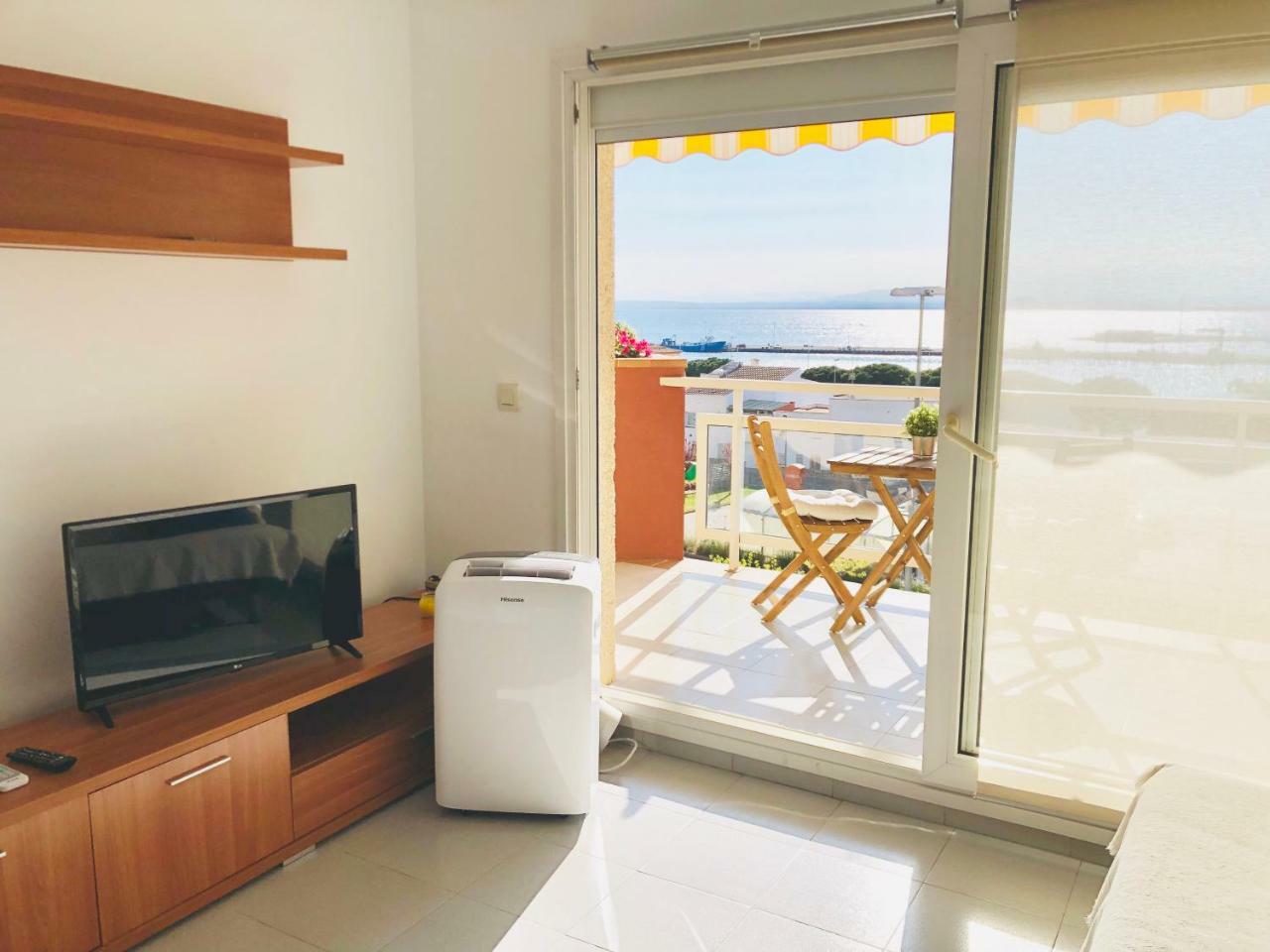 Roc Mar 3 3D - Apartamento Cerca Del Centro Y De La Playa - Terraza Con Vistas Al Mar Y Al Puerto Roses Zewnętrze zdjęcie